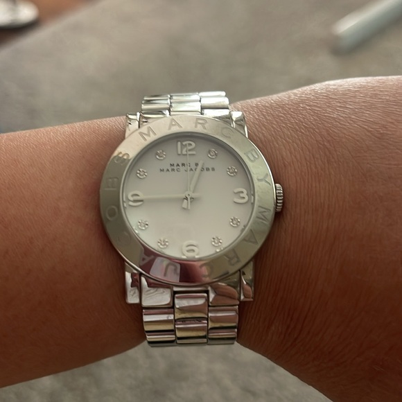 Marc by Marc Jacobs Silver Round Watch